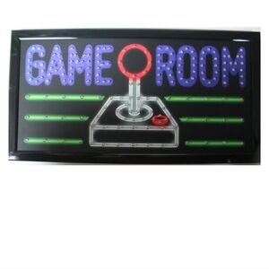 Joy Stick Game Room Neon Frame
